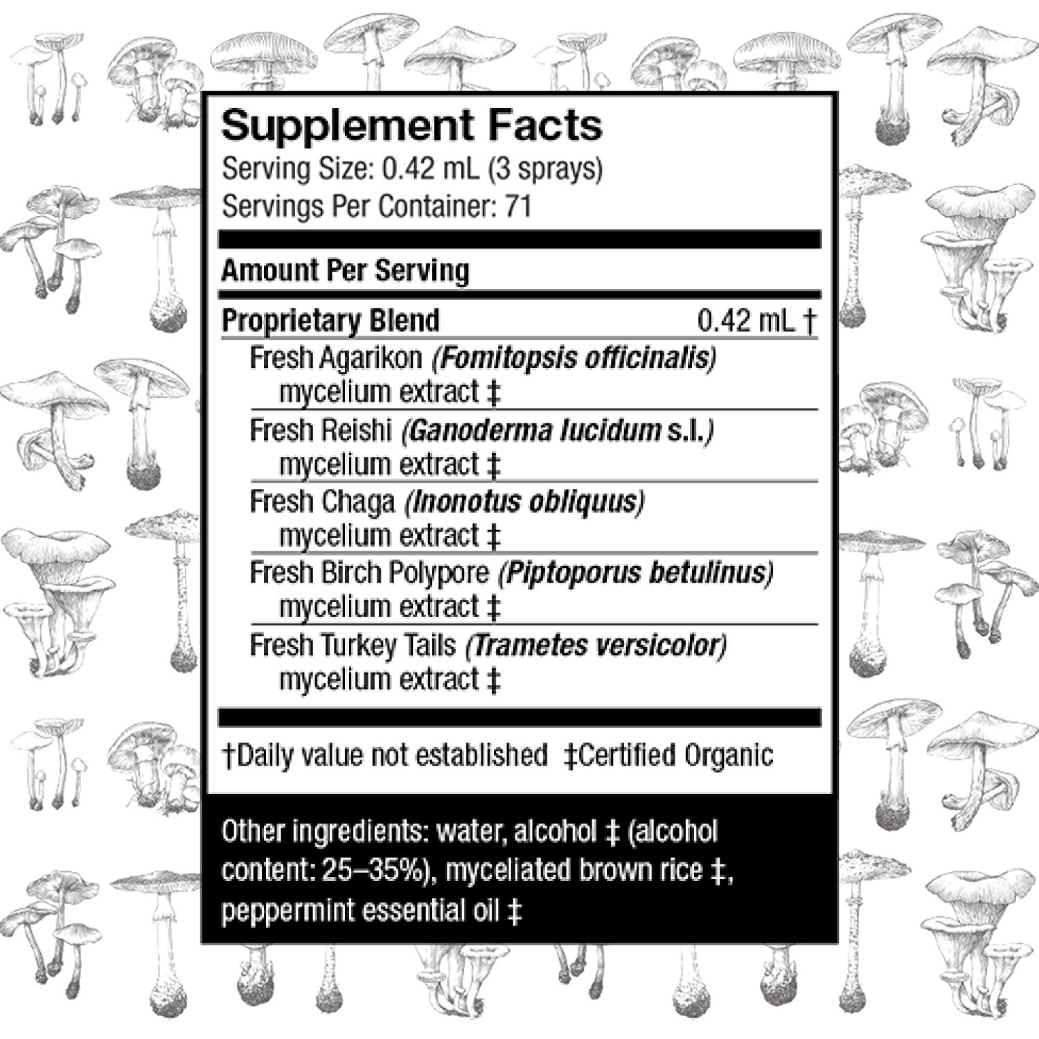 HOST DEFENSE MycoShield Spray Peppermint - 1 oz