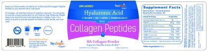 Hyalogic Collagen Peptides Powder 6.4 oz