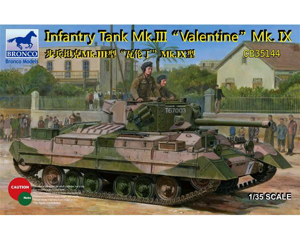 OP Bronco CB35146 1//35 Infantry Tank MK.III /"Valentine/" Mk.XI