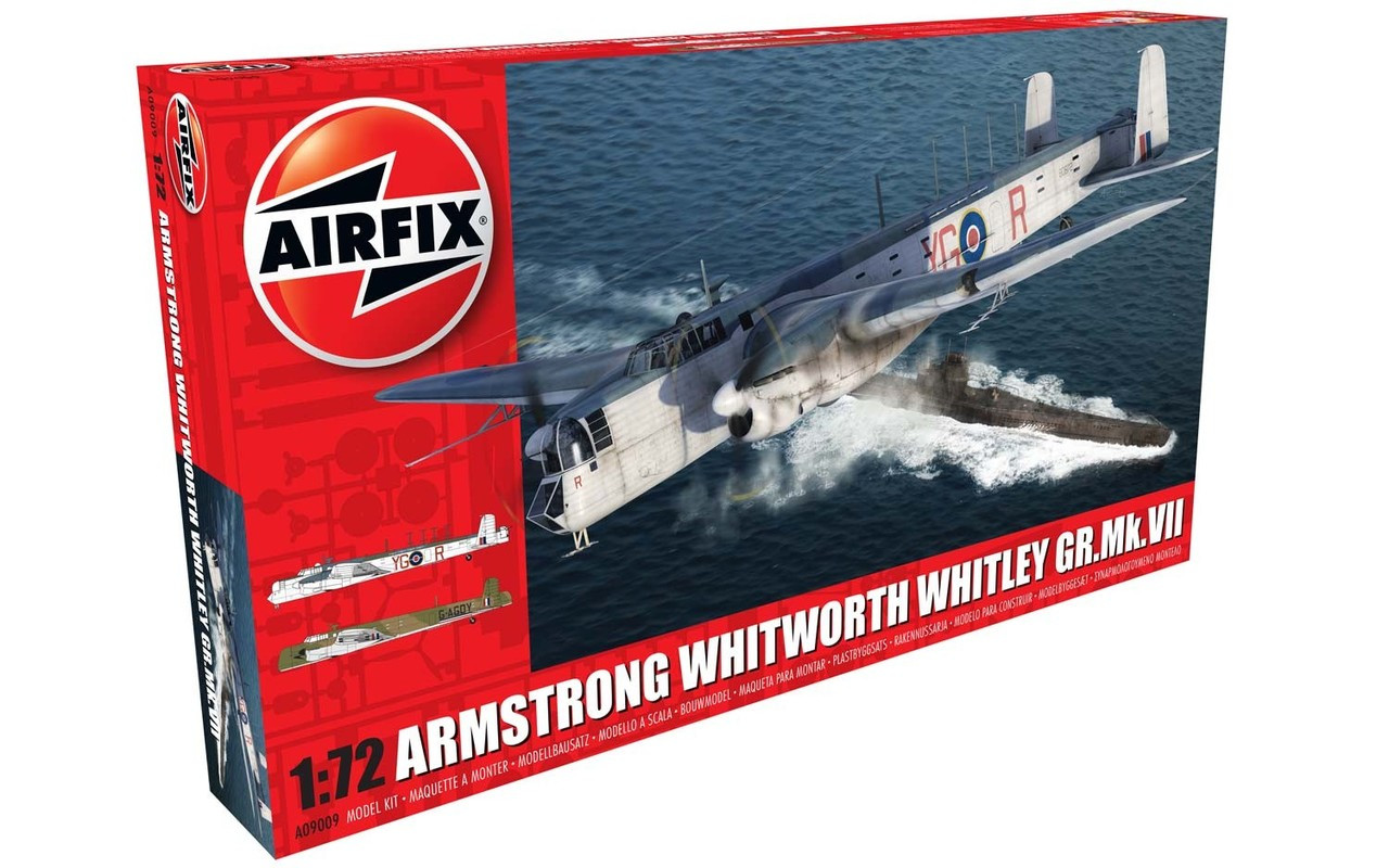 Armstrong Whitworth Whitley MK V 1942 1/144 diecast plane model aircraft AVIONES 