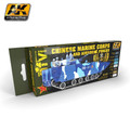 AK INTERACTIVE AK 4250 - Chinese Marine Corps and Airbone Forces Paint Set