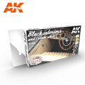 AK INTERACTIVE AK 9010 - Black Interiors and Cream White Set