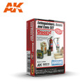 AK INTERACTIVE DZ014 - 1/24 Extinguishers, Boxes and Cans Set