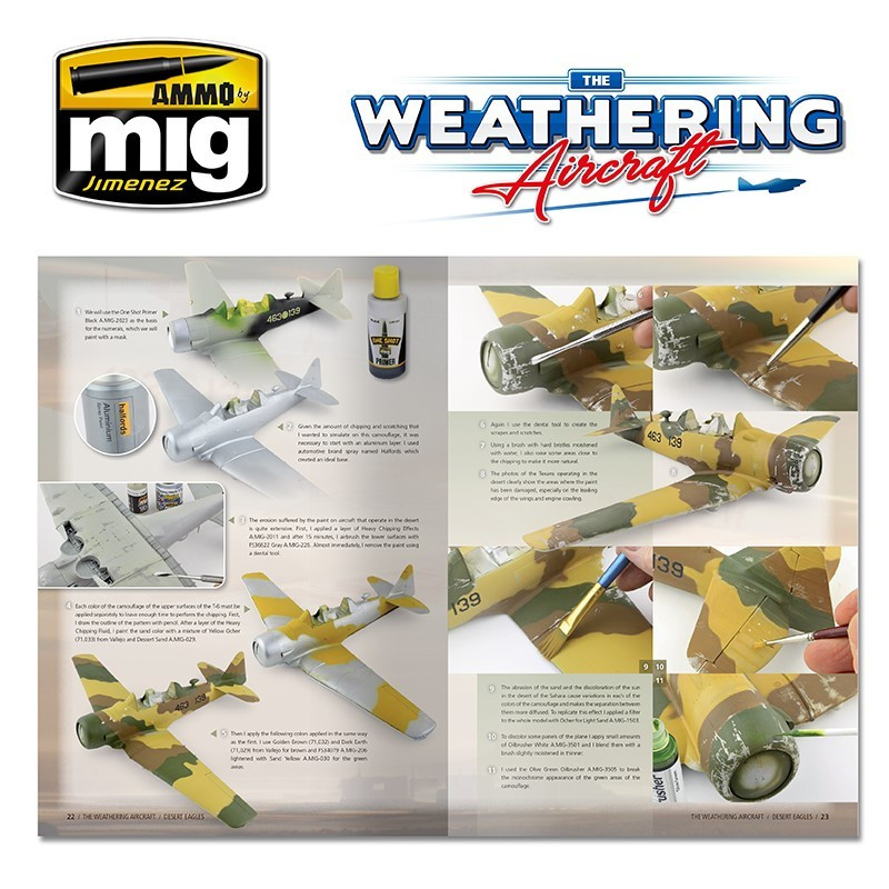 AMMO OF MIG JIMENEZ A.MIG-5209 - The Weathering Aircraft 09 Desert Eagles -  ENGLISH - GreenModels