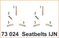 EDUARD 73024 - 1/72 Seatbelts IJN Superfabric (Photoetch)