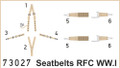 EDUARD 73027 - 1/72 Seatbelts RFC WWI Superfabric (Photoetch)