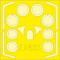 EDUARD EX533 - 1/48 T-33A (Flexible Mask)