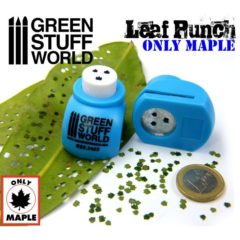 GREEN STUFF WORLD 1415 - Leaf Punch Miniature Medium Blue - GreenModels