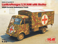 ICM 35417 - 1/35 Lastkraftwagen 3.5 t AHN with Shelter, WWII German Ambulance Truck