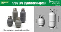 J'S WORKS PPA3136 - 1/35 LPG Cylinders