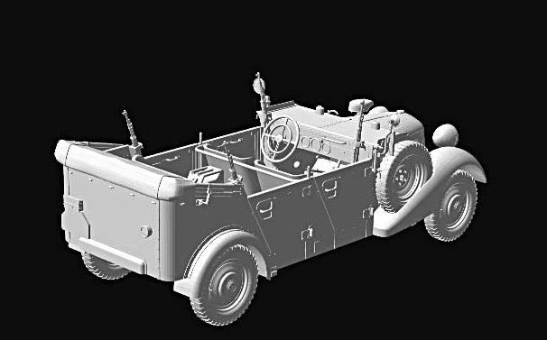 1/35 scale photo-etched MasterBox Vmodels 35007 Set for SD KFZ-1 type 170VK 