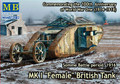 MASTER BOX LTD MB72002 - 1/72 MK I "Female" British Tank