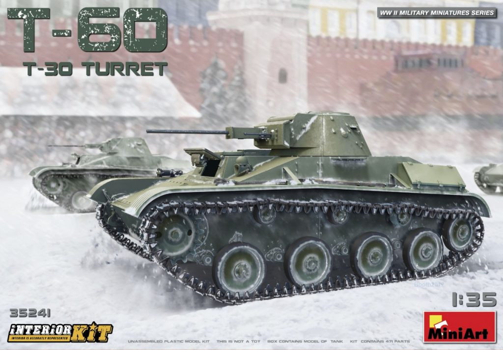 MiniArt 35215 T-60 Early Series Gorky Automobile Plant Interior Kit in 1:35