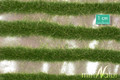 MININATUR 738-32 - 1/45+ Two Colored Grass Strips - Summer