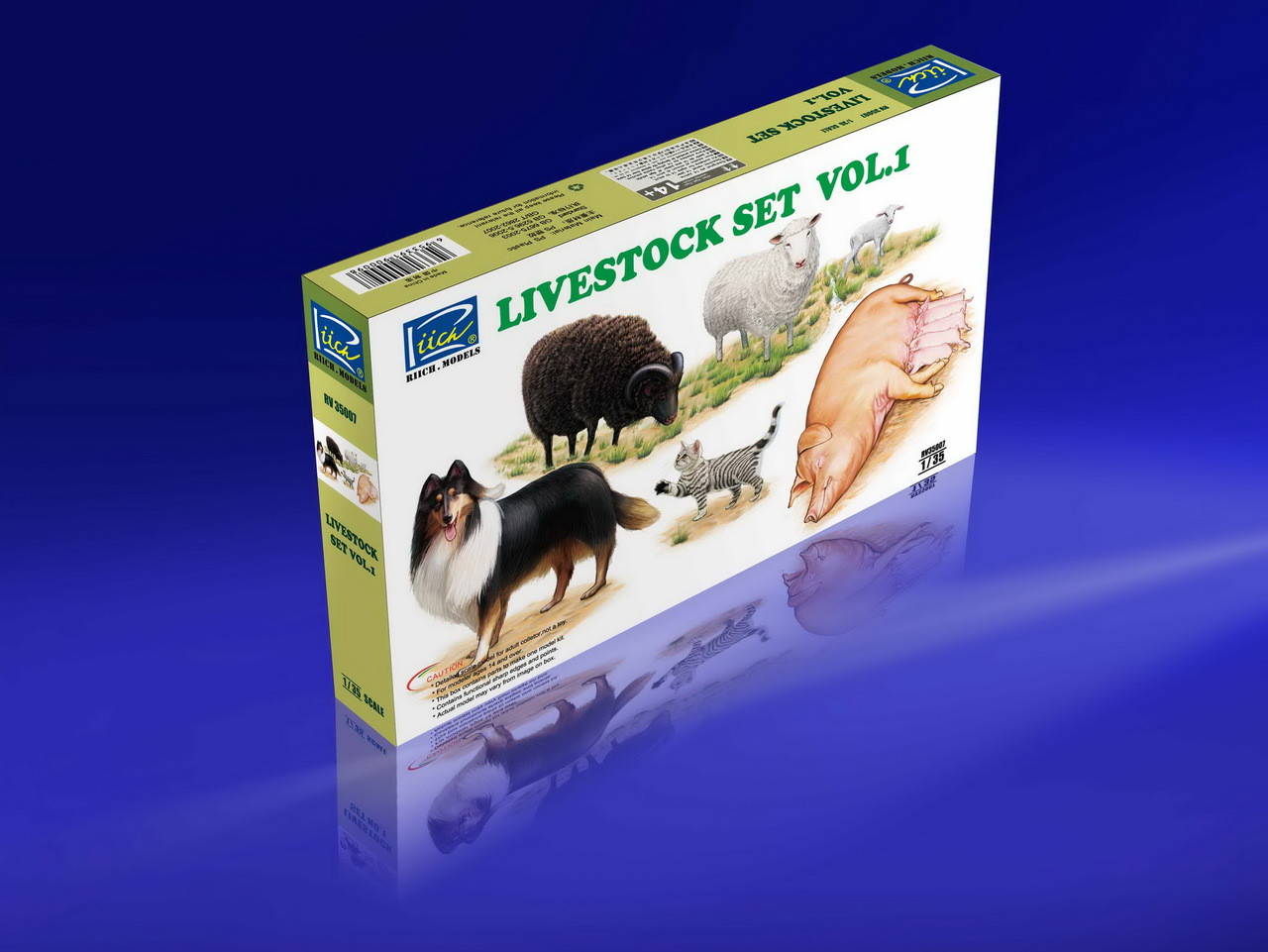 Riich models 1/35 Livestock Set Volume 1 # RV35007/* 