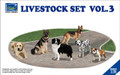 RIICH MODELS RV 35021 - 1/35 Livestock Set Vol.3 (six dogs)