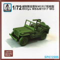 S-MODEL SP072005 - 1/72 Willys MB & M1917 MG