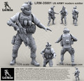 LIVE RESIN LRM-35001 - 1/35 US ARMY modern soldier # 1