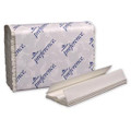 C-Fold Paper Towels, Paper Band, White, 10¼" x 13½" Sheets, 200 ct/pk, 12 pk/cs