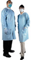 AMD MEDICOM LAB COATS Lab Coat, Large, Blue, 10/bg, 5 bg/cs (SPECIAL OFFER!! SEE BELOW!!) $110.75/CASE