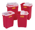 BD EXTRA LARGE SHARPS COLLECTORS Sharps Collector, 17 Gal, Hinged Top, Red, 5/cs SPECIAL OFFER!! SEE BELOW!!)$195/CASE