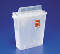 COVIDIEN/MEDICAL SUPPLIES IN-ROOM CONTAINERS WITH ALWAYS-OPEN LIDS Sharps Container, Always-Open Lid, 12 Qt, Clear, 16¼"H x 6"D x 13¾"W, 10/cs SPECIAL OFFER!! SEE BELOW!!)$109.8/CASE