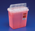 COVIDIEN/MEDICAL SUPPLIES IN-ROOM CONTAINERS WITH ALWAYS-OPEN LIDS Sharps Container, Always-Open Lid, 12 Qt, Transparent Red, 16¼"H x 6"D x 13¾"W, 10/cs SPECIAL OFFER!! SEE BELOW!!)$112.3/CASE