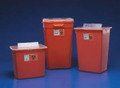 COVIDIEN/MEDICAL SUPPLIES LARGE VOLUME SHARPS CONTAINERS Container, 7 Gal, Red, Split Lid, Sharps Port, Large Volume, 14"H x 12"D x 15½"W 10/cs SPECIAL OFFER!! SEE BELOW!!)$118.6/CASE