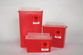 PLASTI HORIZONTAL ENTRY SHARPS CONTAINERS Horizontal Entry Container, 14 Qt Red, 10/cs SPECIAL OFFER!! SEE BELOW!!)$128.7/CASE