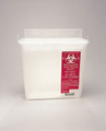 PLASTI WALL MOUNTED SHARPS DISPOSAL SYSTEM Container, 5 Qt, Clear, 10/bx, 2 bx/cs SPECIAL OFFER!! SEE BELOW!!)$136.4/CASE