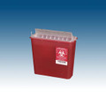 PLASTI WALL MOUNTED SHARPS DISPOSAL SYSTEM Container, 5 Qt, Red, 10/bx, 2 bx/cs SPECIAL OFFER!! SEE BELOW!!)$136.36/CASE