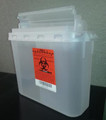 PLASTI WALL MOUNTED SHARPS DISPOSAL SYSTEM Container, 5.4 Qt, Clear, 10/bx, 2 bx/cs SPECIAL OFFER!! SEE BELOW!!)$142.22/CASE