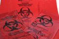 MEDEGEN BIOHAZARDOUS WASTE BAGS Infectious Waste Bag, 23" x 23" Red, F-Code Series: Pass the ASTMD1922-67, 480 Gram Elmendorf Test, 1.5 mil, 100/bx, 4 bx/cs (SPEICAL OFFER!! SEE BELOW!!)$106.32/CASE