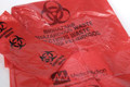 MEDEGEN INFECTIOUS WASTE BAGS Waste Bag, 23" x 23" Red, F-Code Series: Pass the ASTMD1922-67, 480 Gram Elmendorf Test, 1.2 mil, 7-10 gal, 500/cs (SPEICAL OFFER!! SEE BELOW!!)$104.66/CASE