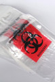 MEDEGEN LAB SAFE LABORATORY SPECIMEN COLLECTION BAGS Collection Bag, 6" x 9", Zip Closure, Economy, Biohazard Black/ Red Print, 1000/cs (SPEICAL OFFER!! SEE BELOW!!)$117.94/CASE