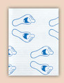 CROSSTEX PROFESSIONAL REGULAR 3 PLY TOWEL Towel, 3-Ply Paper, 19" x 13", Happy Feet, 500/cs SPECIAL OFFER! SEE BELOW!! $K2/CASE