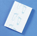GRAHAM MEDICAL PODIATRIC TOWELS Polyback Towel, 13½" x 18", Footprint®, Blue, 3-Ply, 500/cs SPECIAL OFFER! SEE BELOW!! $K2/CASE