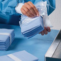HALYARD DISPOSABLE HUCK TOWELS Disposable Huck Towels, 18" x 24½", 4/pkg, 76 pkg/cs SPECIAL OFFER! SEE BELOW!! $K2/CASE