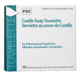 PDI CASTILE SOAP TOWELETTE Castile Soap Towelette, 2% Coconut Oil, 1/pk, 100 pk/bx, 10 bx/cs SPECIAL OFFER! SEE BELOW!! $K2/CASE