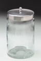TECH-MED SUNDRY JARS Flint Glass Jars, Unlabeled, Stainless Steel Lids, 6/cs SPECIAL OFFER! SEE BELOW!! $K2/CASE