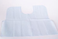 TIDI 3-PLY TISSUE/POLY CONTOUR BIB Deluxe PolyTowel, Neck Cutout, 17" x 18", Blue, 500/cs SPECIAL OFFER! SEE BELOW!! $K2/CASE
