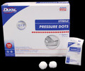 DUKAL PRESSURE DOTS Pressure Dots, 1", Sterile, 1/pk, 50 pk/bx, 10 bx/cs SPECIAL OFFER! SEE BELOW!$84.7/SALE