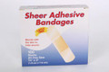 NUTRAMAX ECONOMY ADHESIVE BANDAGES Sheer Bandage, ¾" x 3", 100/bx, 36 bx/cs SPECIAL OFFER! SEE BELOW!$95.64/SALE