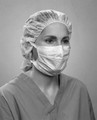 3M FLUID RESISTANT SURGICAL & PATIENT CARE MASKS Tie-On Surgical Mask, 50/bx, 12 bx/cs