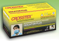 CROSSTEX ISOLATOR® PLUS N95 PARTICULATE RESPIRATOR Respirator, Blue/ White, 28/bx, 6 bx/cs