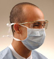 CROSSTEX SURGICAL MASK WITH TIE-ON LACES Mask with Tie on Laces, Latex Free (LF), Blue, 50/bx, 6 bx/cs