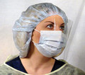 DUKAL PROCEDURE MASKS Face Mask, Fluid Shield & Earloop, Blue, 25/bx, 8 bx/cs