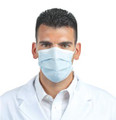 SULTAN COM-FIT® PROCEDURAL MASK Fluid Resistant Mask, Ear Loop, Blue, 50/bx, 10 bx/cs