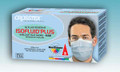 CROSSTEX ISOFLUID® PLUS EARLOOP MASK Mask, Latex Free (LF), Pink, 50/bx, 10 bx/CASE