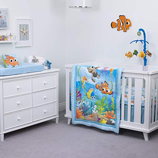 Finding Nemo 3 Piece Nursery Crib Bedding Set